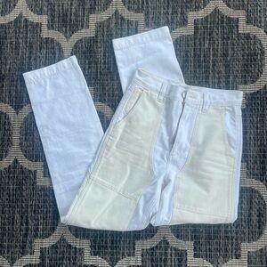 Madewell two tone Denim Pants